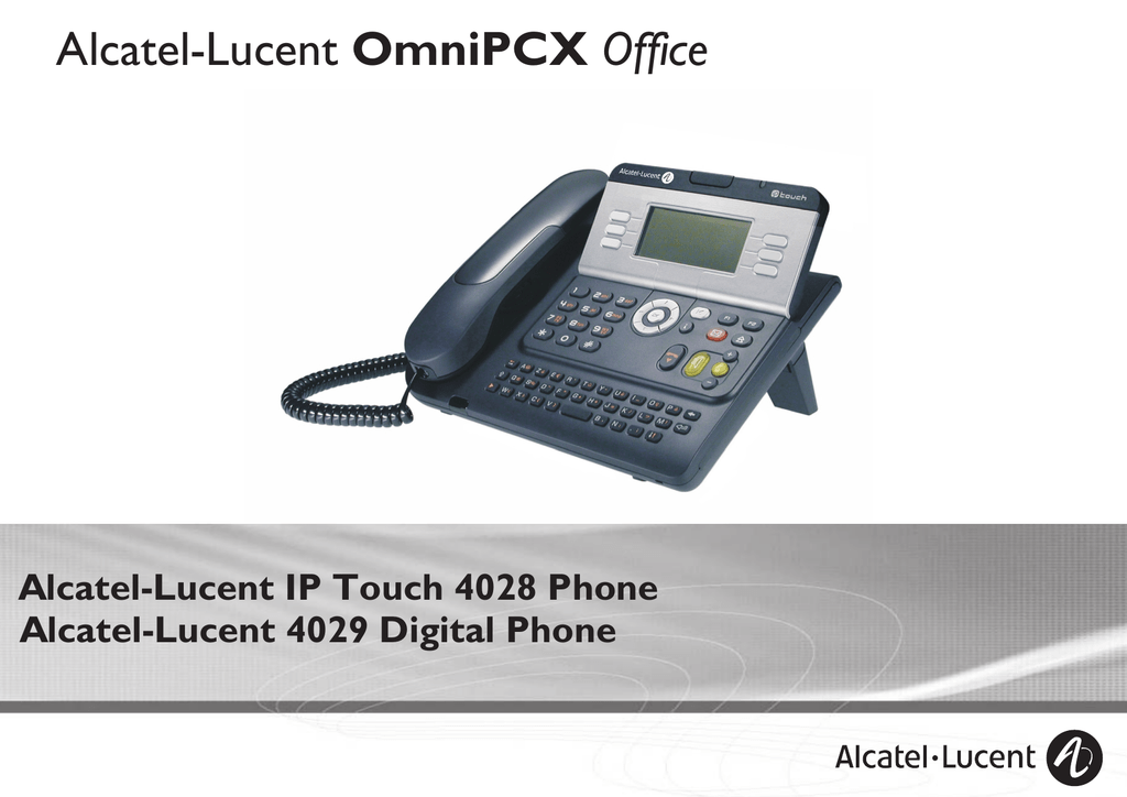 Alcatel ip touch 4028 manual